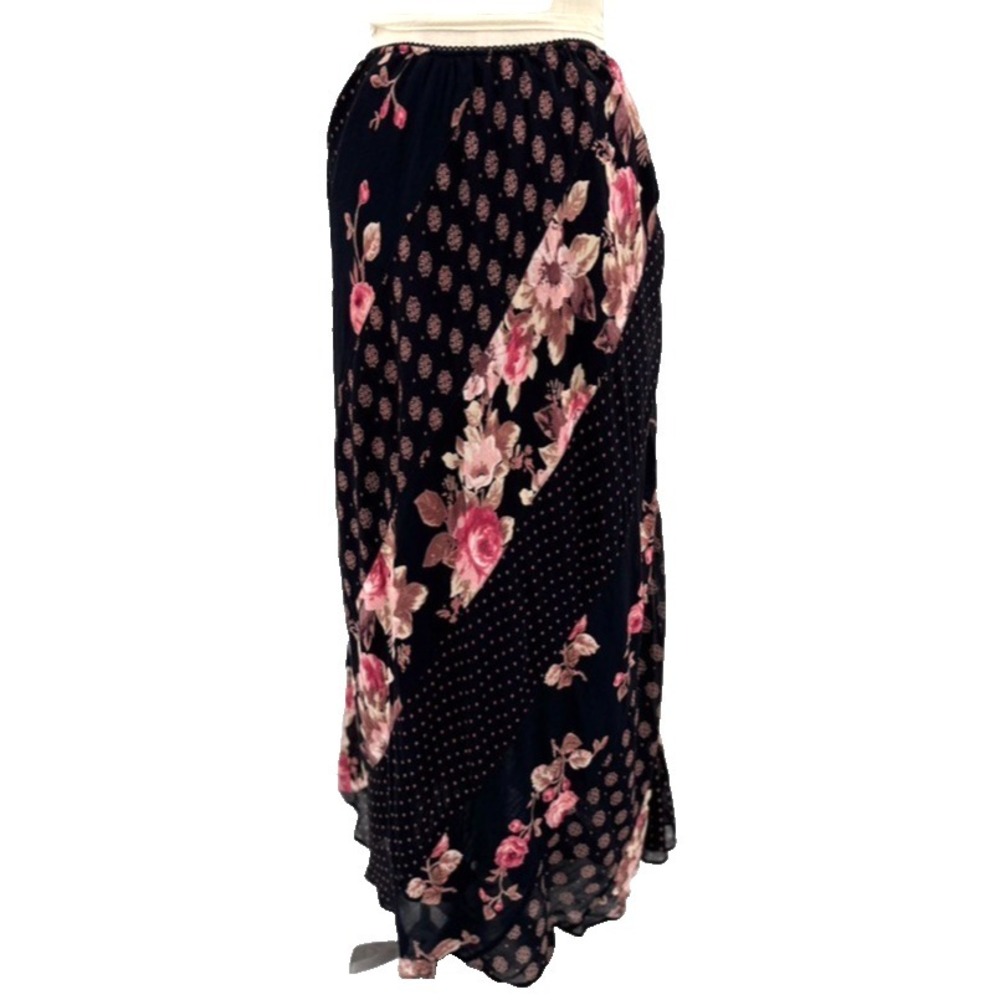 Vintage Temptation Skirt 12 Patchwork Floral Boho Retro Y2K 90s Dark Romantic - Picture 2 of 8